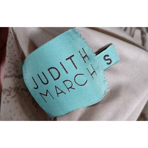 Judith March Long Bell Sleeve Embroidered Boho Snake Print Tunic Top Size Small - Picture 7 of 9